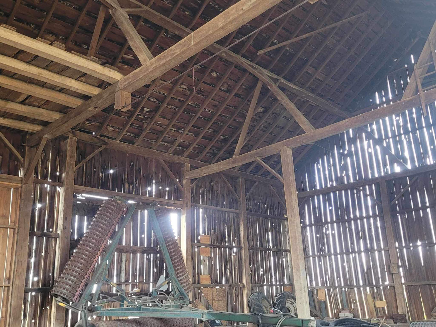 King II Historic Barn Frame Ohio Valley Barn Salvage 0