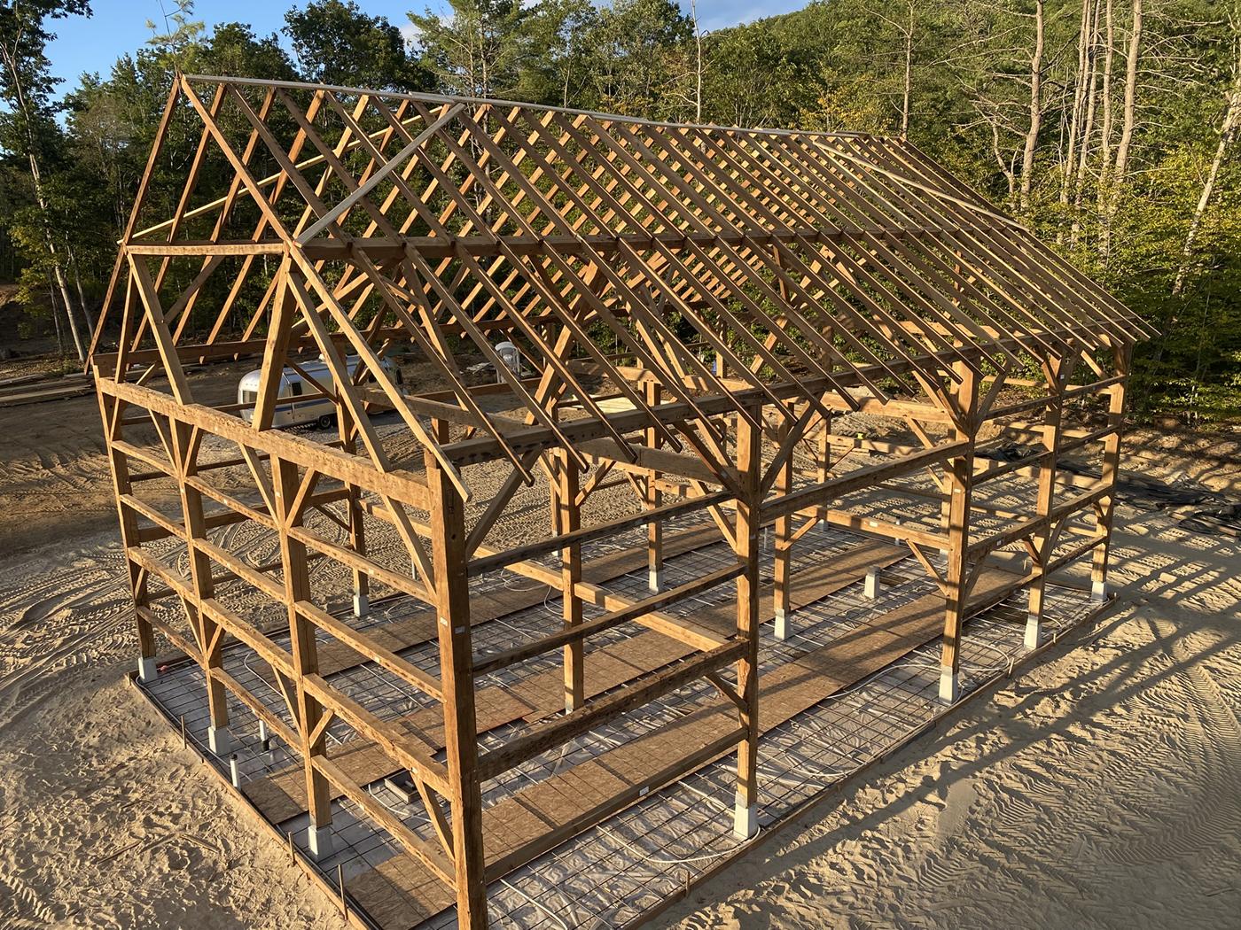 Ohio Valley Barn Mike Barr Barn Raising 1