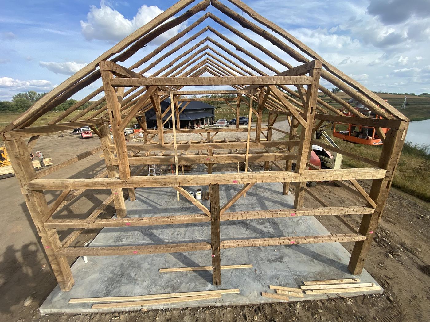 Ohio Valley Barn Schubert Barn Raising 1